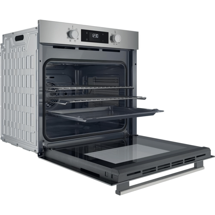 Hotpoint HOM255CXUK Class 2 Multiflow Built-In Electric Single Oven Stainless Steel - Image 2