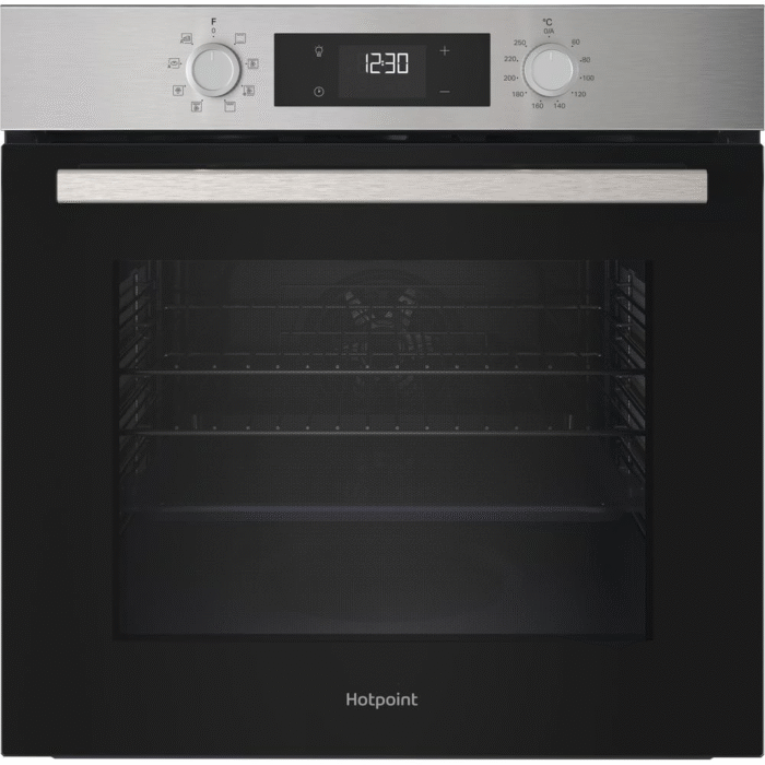 Hotpoint HOM255CXUK Class 2 Multiflow Built-In Electric Single Oven Stainless Steel - Image 1