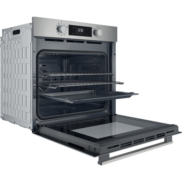 Hotpoint HOM258HXUK Class 2 Multiflow Built-In Electric Single Oven Stainless Steel - Image 4