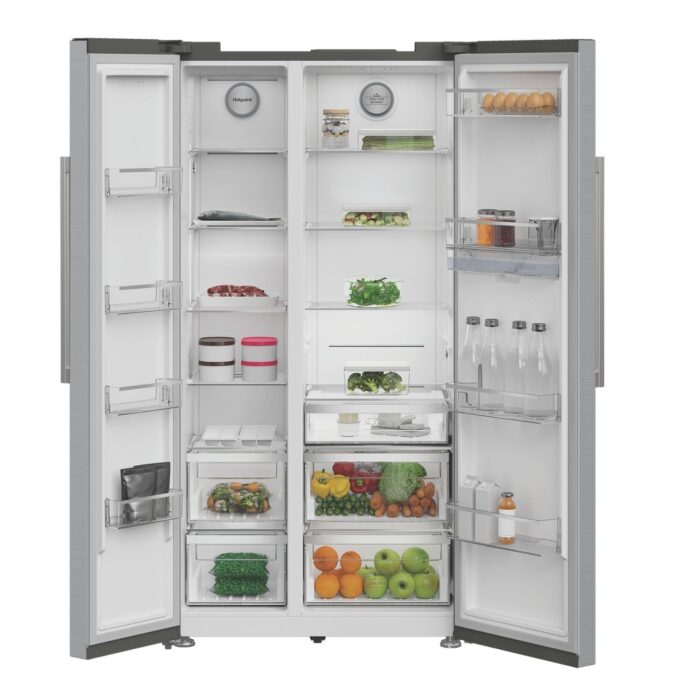 Hotpoint HPG26583WXP4UK Dual No Frost American Fridge Freezer Stainless Steel - Image 13