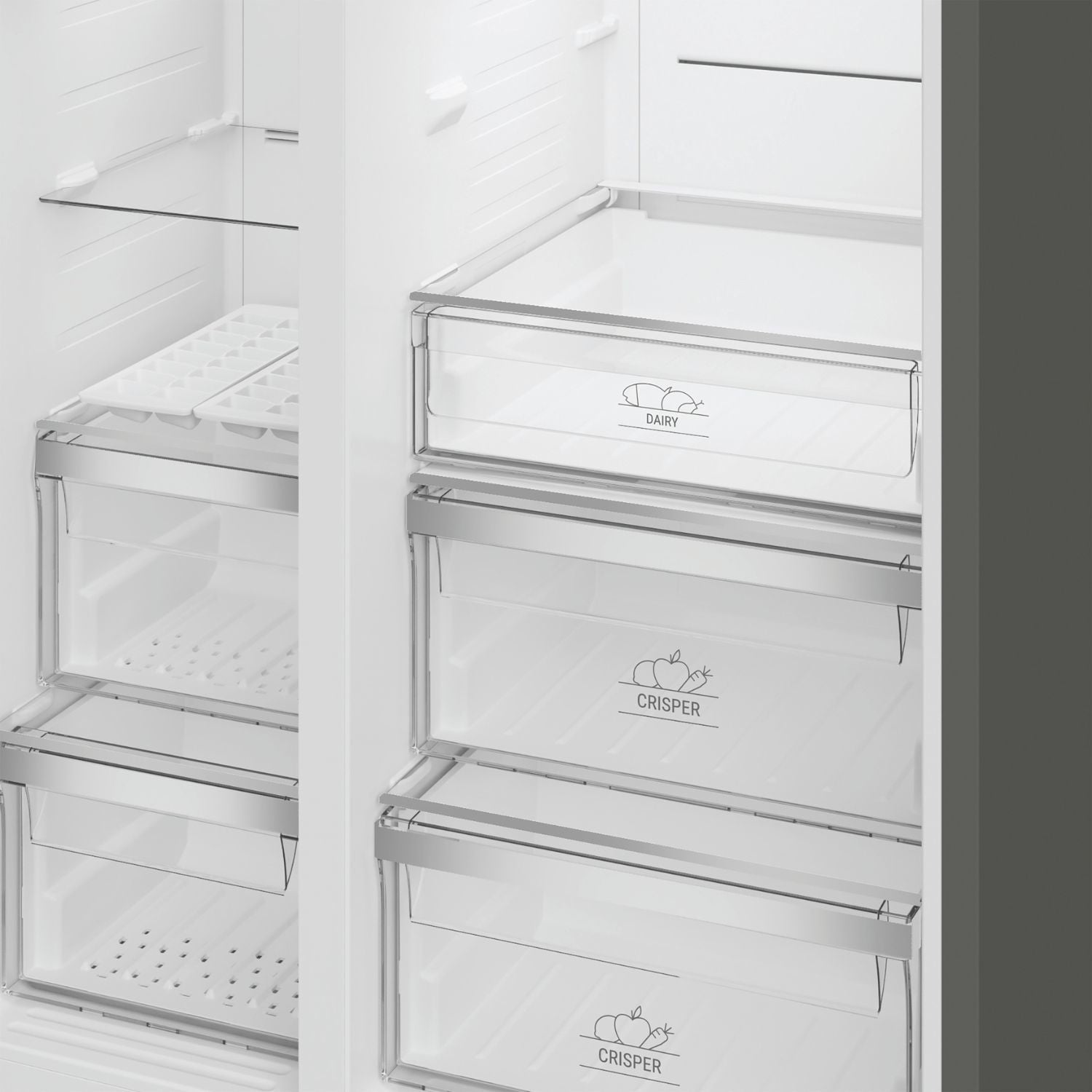 hotpoint-hpg26583wxp4uk-dual-no-frost-american-fridge-freezer-stainless-steel-1179376331 Hotpoint HPG26583WXP4UK Dual No Frost American Fridge Freezer Stainless Steel - Image 12