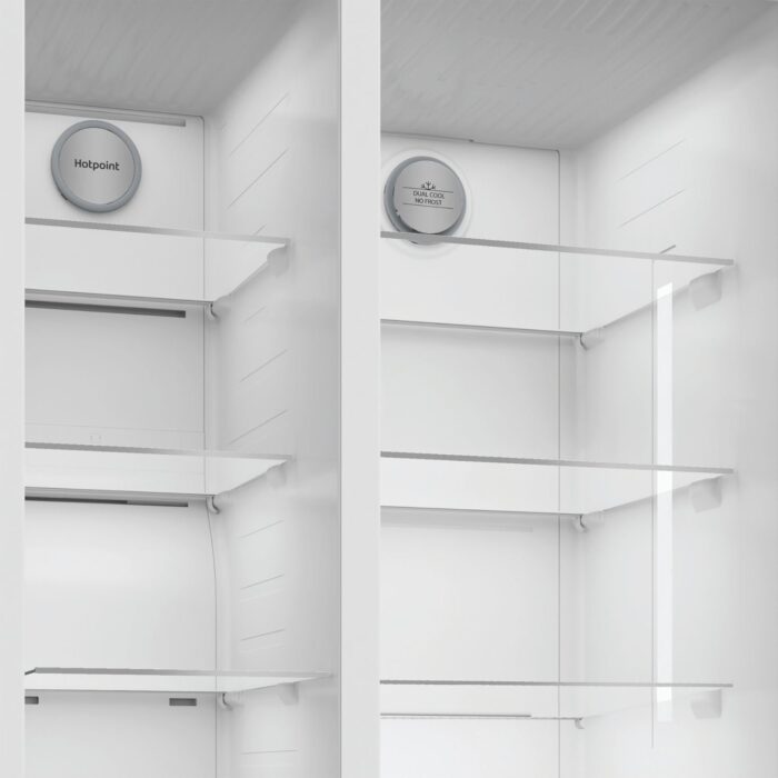 Hotpoint HPG26583WXP4UK Dual No Frost American Fridge Freezer Stainless Steel - Image 4