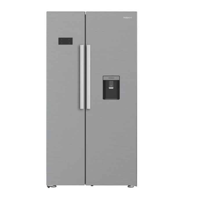 Hotpoint HPG26583WXP4UK Dual No Frost American Fridge Freezer Stainless Steel - Image 1