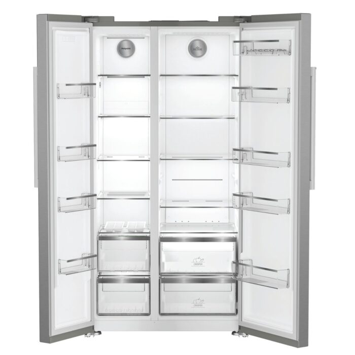 Hotpoint HPG26592XP4UK Side By Side Dual No Frost American Fridge Freezer Silver - Image 11