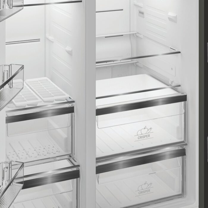 Hotpoint HPG26592XP4UK Side By Side Dual No Frost American Fridge Freezer Silver - Image 3