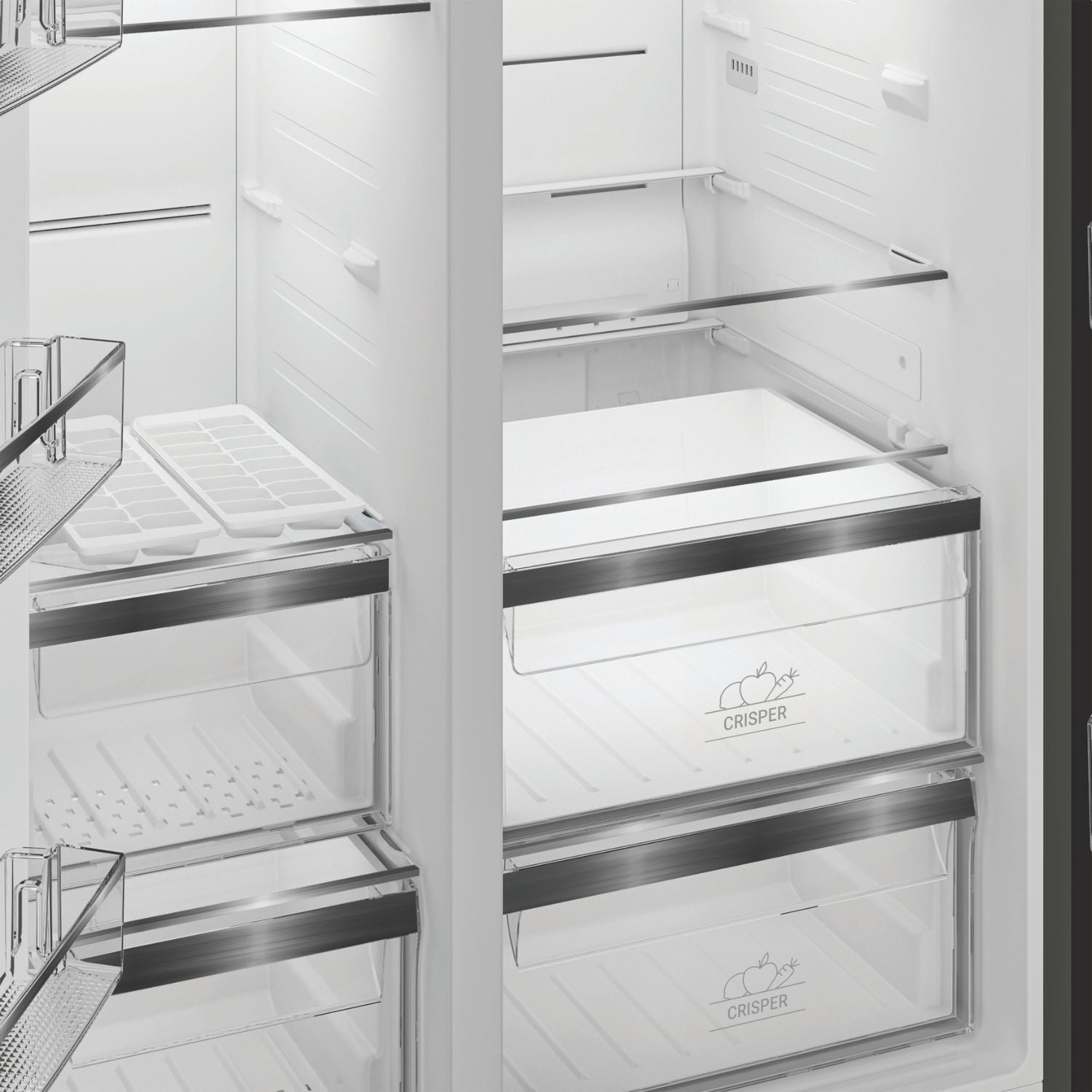 hotpoint-hpg26592xp4uk-side-by-side-dual-no-frost-american-fridge-freezer-silver-1180618519 Hotpoint HPG26592XP4UK Side By Side Dual No Frost American Fridge Freezer Silver - Image 3