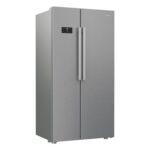 Hotpoint HPG26592XP4UK Side By Side Dual No Frost American Fridge Freezer Silver - Image 2