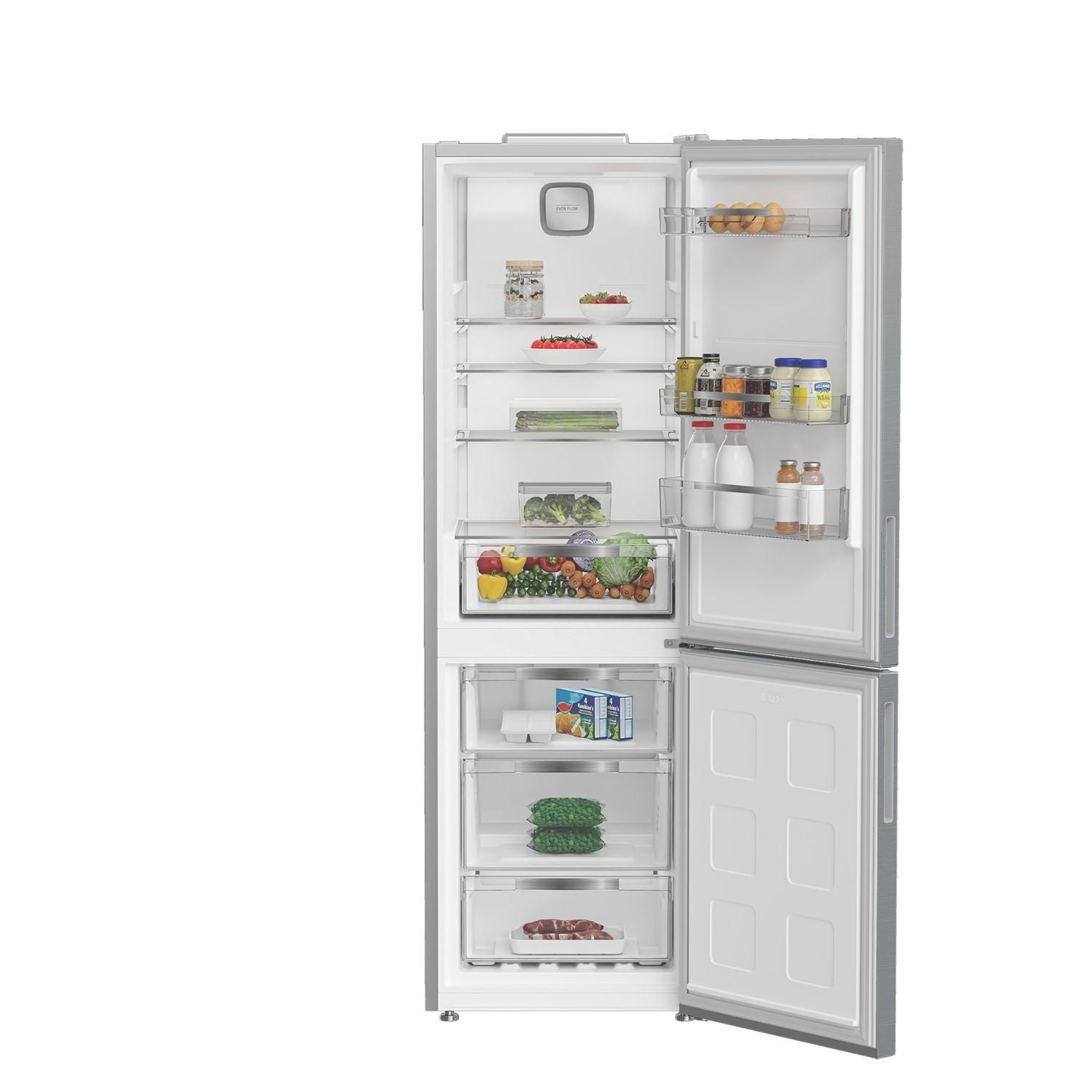 hotpoint-hpk26362xp5uk-freestanding-dual-no-frost-fridge-freezer-silver-1180607402 Hotpoint HPK26362XP5UK Freestanding Dual No Frost Fridge Freezer Silver - Image 3