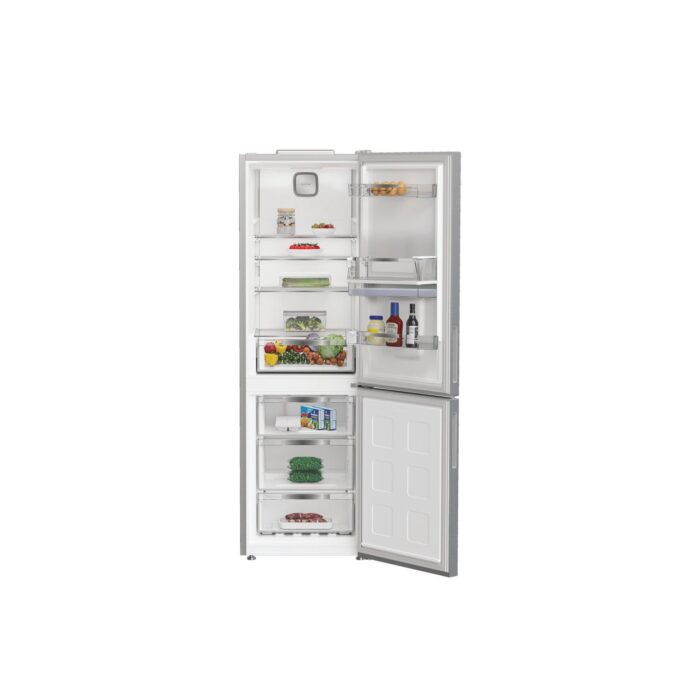 Hotpoint HPK26363WXP4UK Freestanding Dual No Frost Fridge Freezer With Even Flow Inox - Image 6
