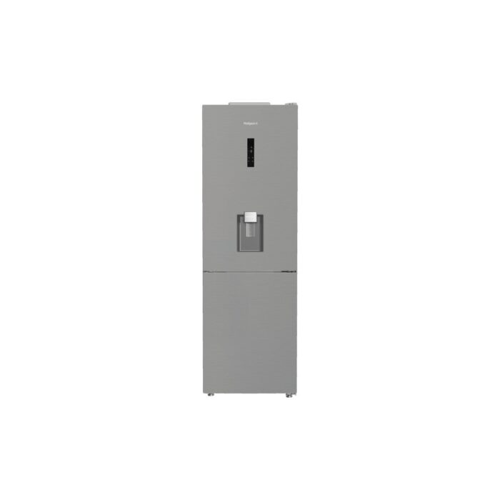 Hotpoint HPK26363WXP4UK Freestanding Dual No Frost Fridge Freezer With Even Flow Inox - Image 1