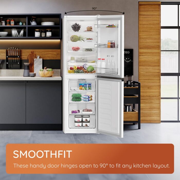 Hotpoint HPK26402XP4UK Freestanding Dual No Frost Fridge Freezer Silver - Image 6