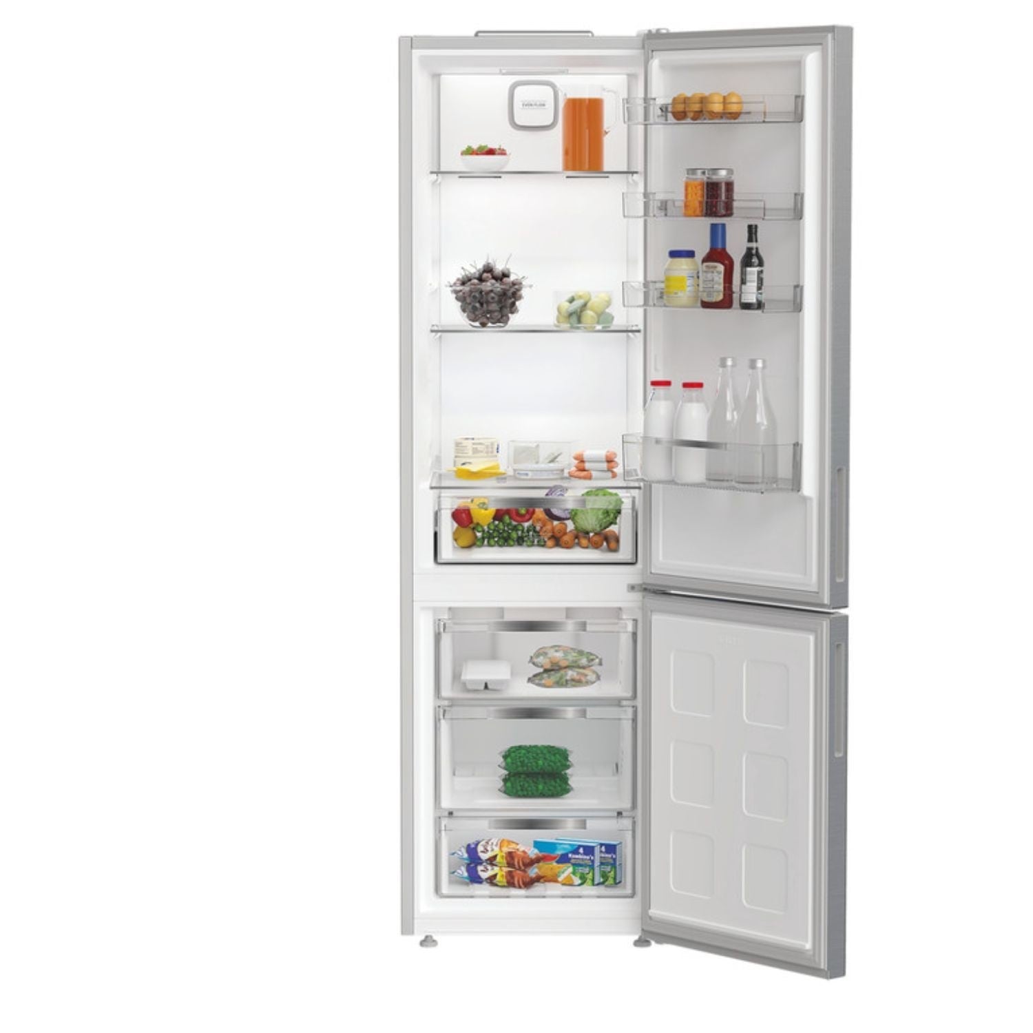 hotpoint-hpk26402xp4uk-freestanding-dual-no-frost-fridge-freezer-silver-1180587773 Hotpoint HPK26402XP4UK Freestanding Dual No Frost Fridge Freezer Silver - Image 3