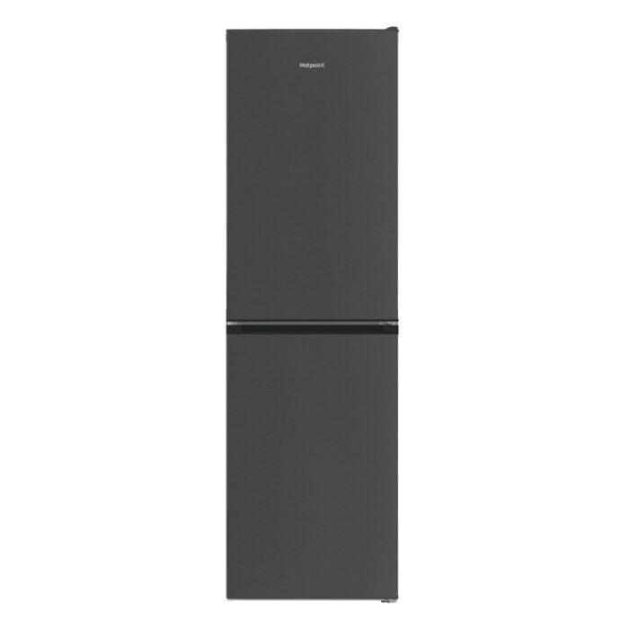 Hotpoint HPKH1261XBR4UK Freestanding No Frost Fridge Freezer Dark Grey - Image 1