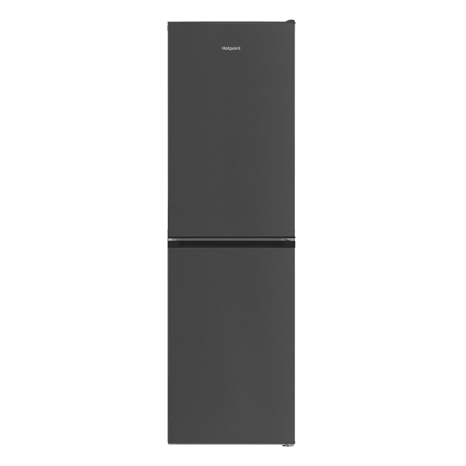 hotpoint-hpkh1261xbr4uk-freestanding-no-frost-fridge-freezer-dark-grey-1177559058 Hotpoint HPKH1261XBR4UK Freestanding No Frost Fridge Freezer Dark Grey - Image 1