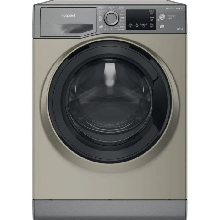 Hotpoint NDB8635GK 8+6kg 1400 Spin Washer Dryer Graphite - Image 1