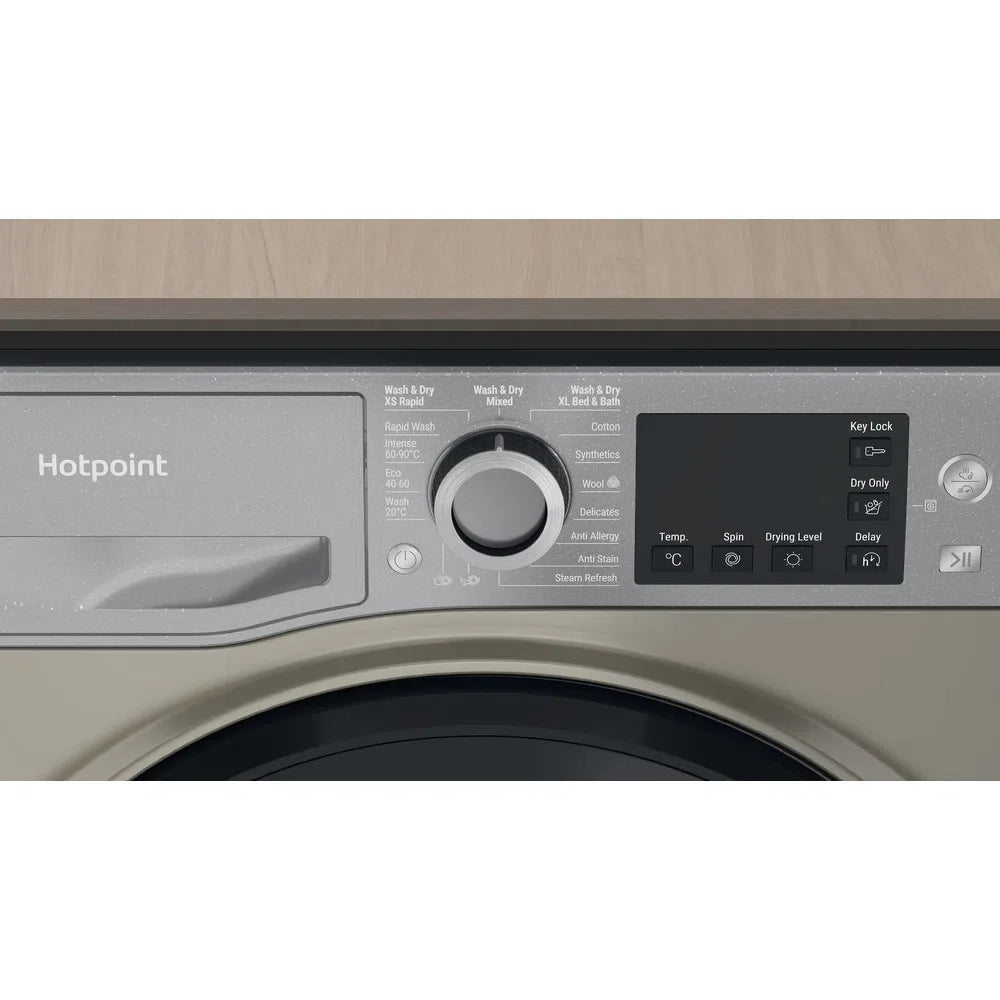 hotpoint-ndb8635gk-8-6kg-1400-spin-washer-dryer-graphite-1082406345 Hotpoint NDB8635GK 8+6kg 1400 Spin Washer Dryer Graphite - Image 3