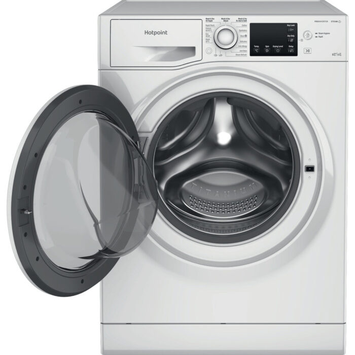 Hotpoint NDB8635WUK 8+6KG Washer Dryer with 1400 Spin White - Image 4