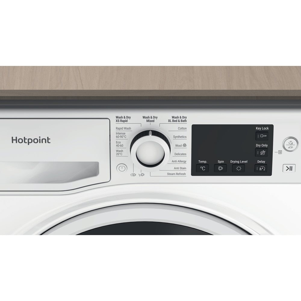 hotpoint-ndb8635wuk-8-6kg-washer-dryer-with-1400-spin-white-1082406361 Hotpoint NDB8635WUK 8+6KG Washer Dryer with 1400 Spin White - Image 7