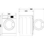 Hotpoint NDB8635WUK 8+6KG Washer Dryer with 1400 Spin White - Image 18