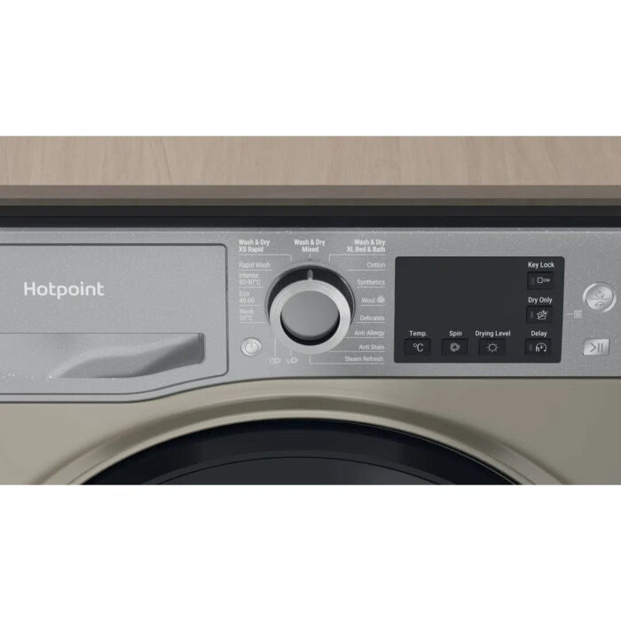 Hotpoint NDB9635GKUK 9+6Kg 1400 Spin Washer Dryer Graphite - Image 3