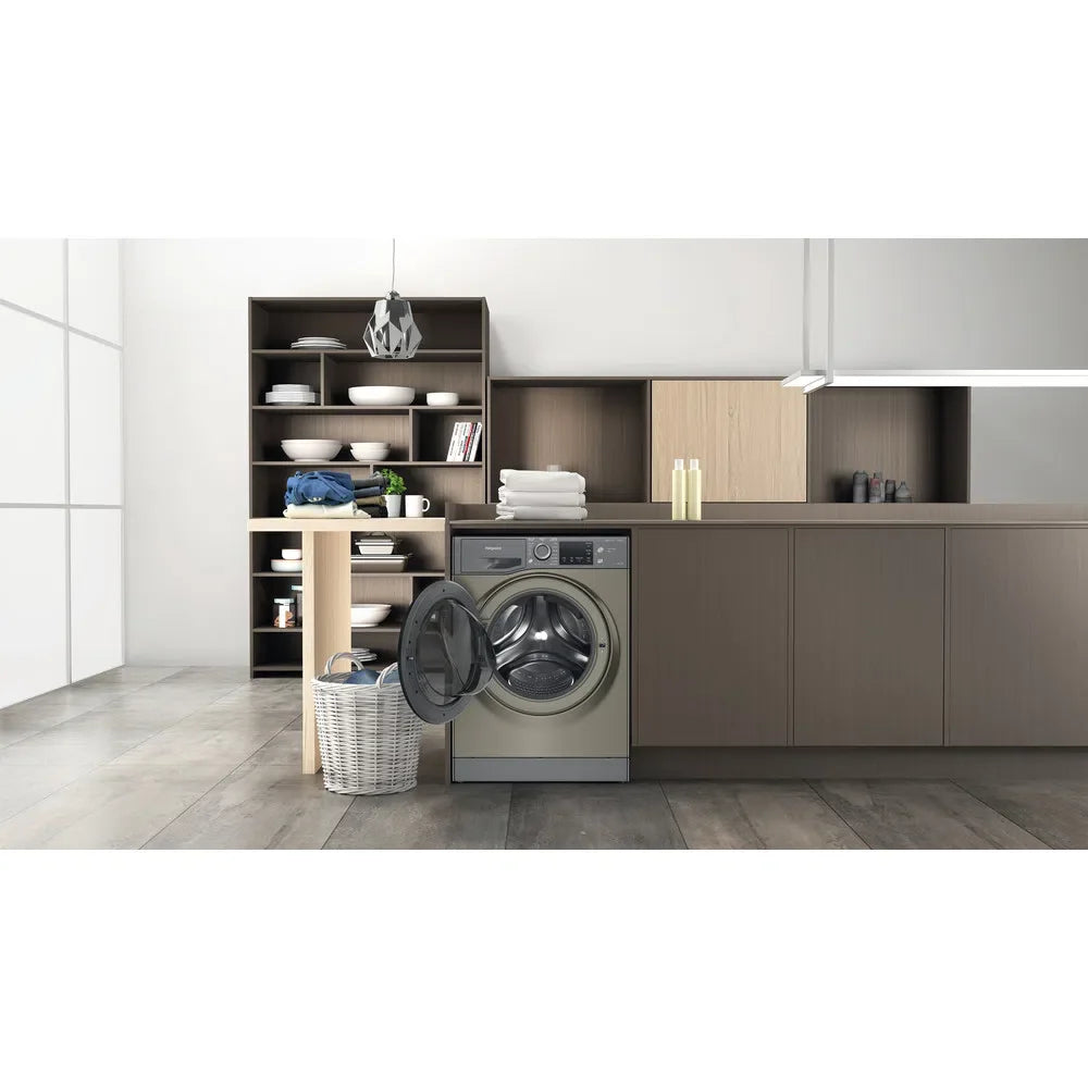 hotpoint-ndb9635gkuk-9-6kg-1400-spin-washer-dryer-graphite-1082406390 Hotpoint NDB9635GKUK 9+6Kg 1400 Spin Washer Dryer Graphite - Image 8