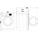 Hotpoint NDB9635GKUK 9+6Kg 1400 Spin Washer Dryer Graphite - Image 13