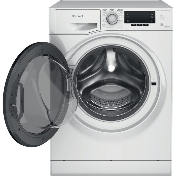 Hotpoint NDD10748DAUK 10+7kg 1400 Spin ActiveCare Freestanding Washer Dryer White - Image 2