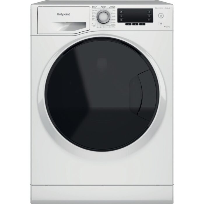 Hotpoint NDD10748DAUK 10+7kg 1400 Spin ActiveCare Freestanding Washer Dryer White - Image 1