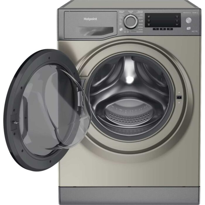 Hotpoint NDD10748GDAUK 10+7kg 1400 Spin Freestanding Washer Dryer Graphite - Image 2