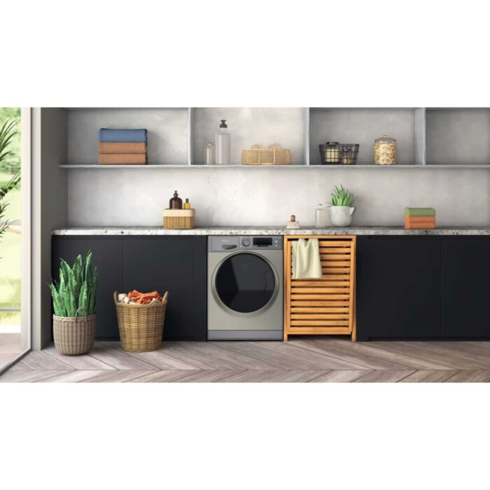 Hotpoint NDD10748GDAUK 10+7kg 1400 Spin Freestanding Washer Dryer Graphite - Image 7