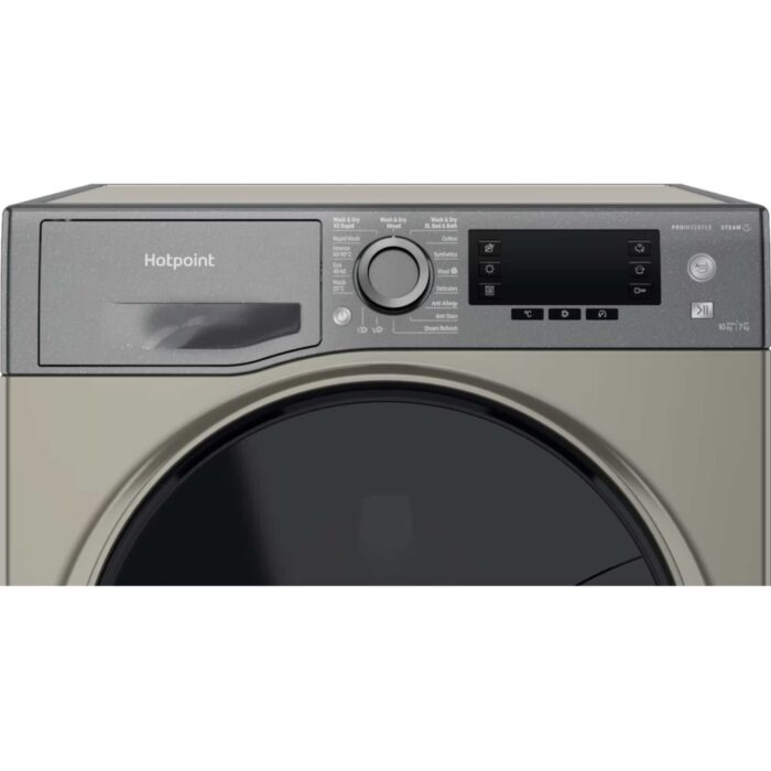 Hotpoint NDD10748GDAUK 10+7kg 1400 Spin Freestanding Washer Dryer Graphite - Image 3