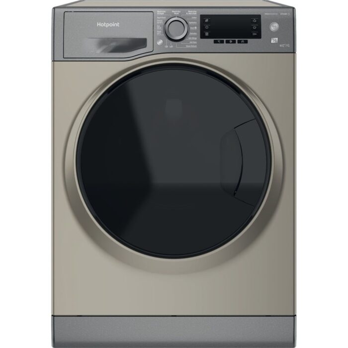 Hotpoint NDD10748GDAUK 10+7kg 1400 Spin Freestanding Washer Dryer Graphite - Image 1