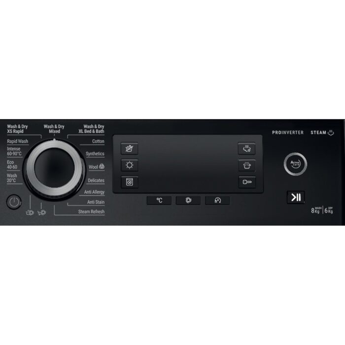Hotpoint NDD86448BDAUK 8+6kg ActiveCare 1400 Spin Washer Dryer Black - Image 5