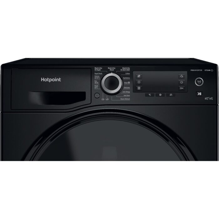 Hotpoint NDD86448BDAUK 8+6kg ActiveCare 1400 Spin Washer Dryer Black - Image 4
