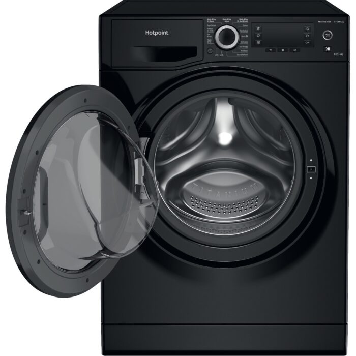 Hotpoint NDD86448BDAUK 8+6kg ActiveCare 1400 Spin Washer Dryer Black - Image 2