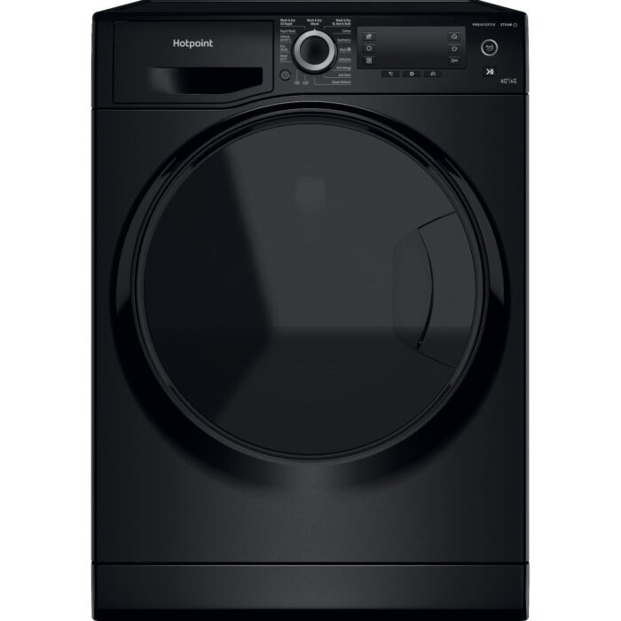 Hotpoint NDD86448BDAUK 8+6kg ActiveCare 1400 Spin Washer Dryer Black - Image 1