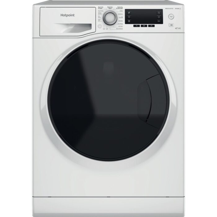 Hotpoint NDD86448WDAUK 8+6kg 1400 Spin ActiveCare Washer Dryer White - Image 1