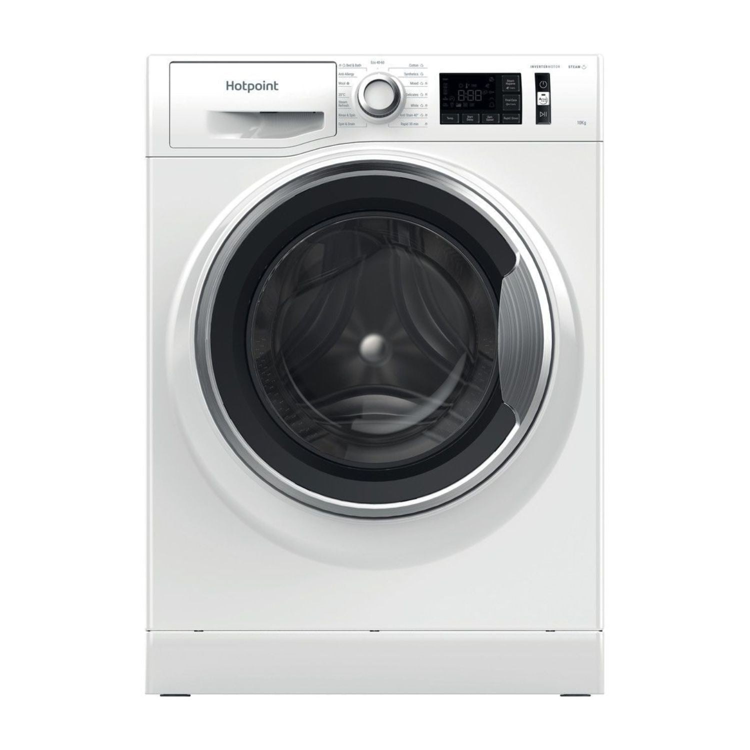hotpoint-nm111048wcauk-activecare-10kg-1400-spin-freestanding-washing-machine-white-1181783218 Hotpoint NM111048WCAUK ActiveCare 10kg 1400 Spin Freestanding Washing Machine White - Image 1