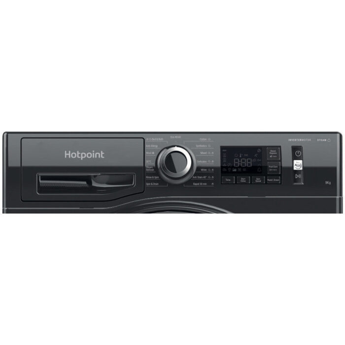 Hotpoint NM11948BCAUK 9kg 1400 Spin Washing Machine Black - Image 7