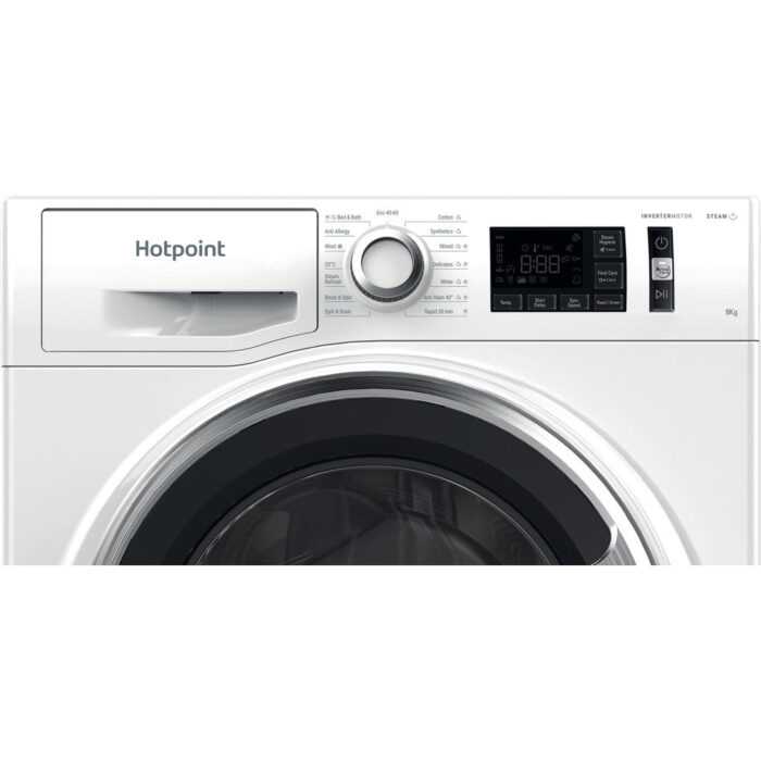 Hotpoint NM11948WCAUK 9kg 1400 Spin Washing Machine White - Image 4