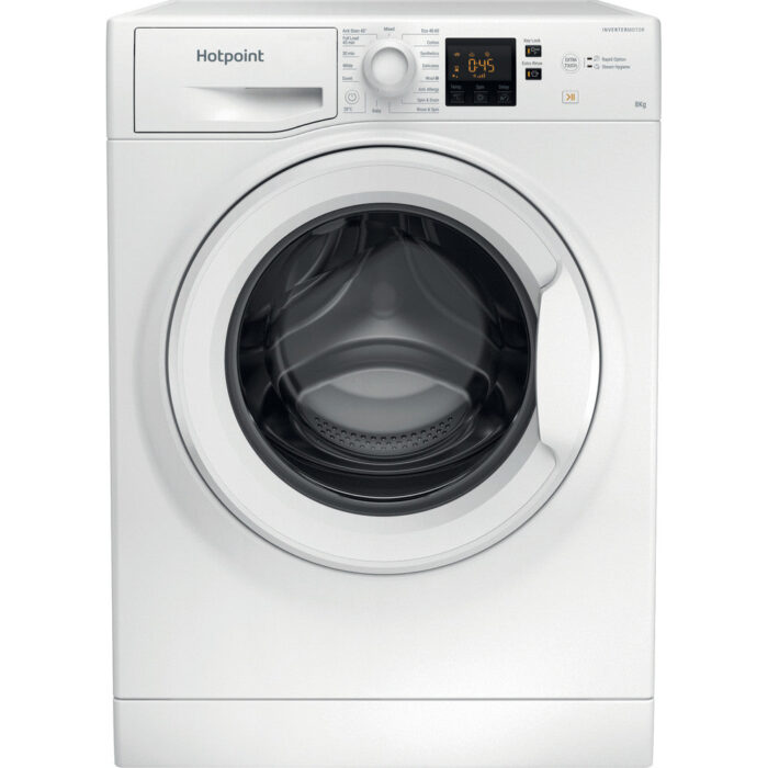 Hotpoint NSWF846WUK 8kg 1400 Spin Washing Machine White - Image 1