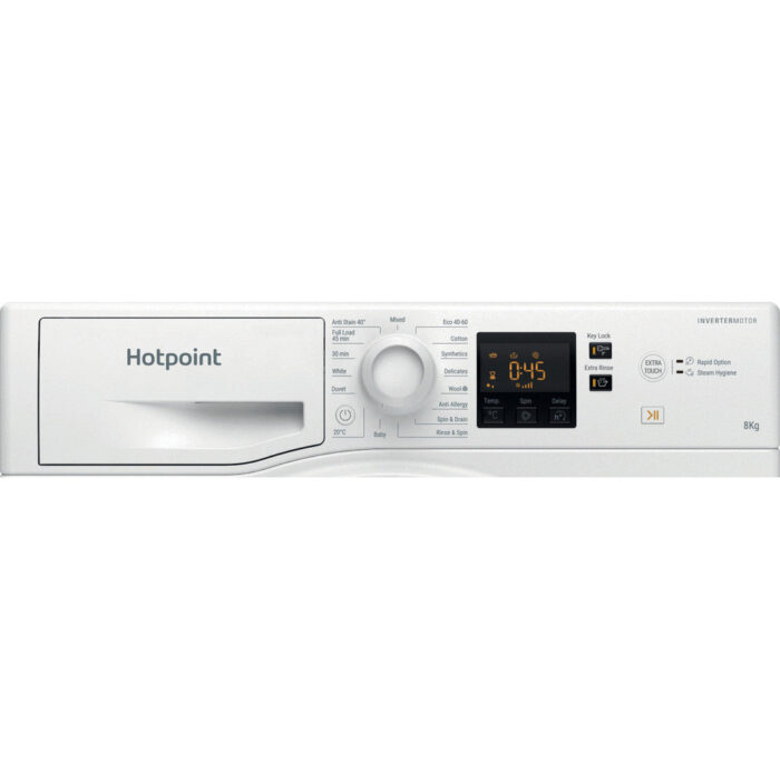 Hotpoint NSWF846WUK 8kg 1400 Spin Washing Machine White - Image 6