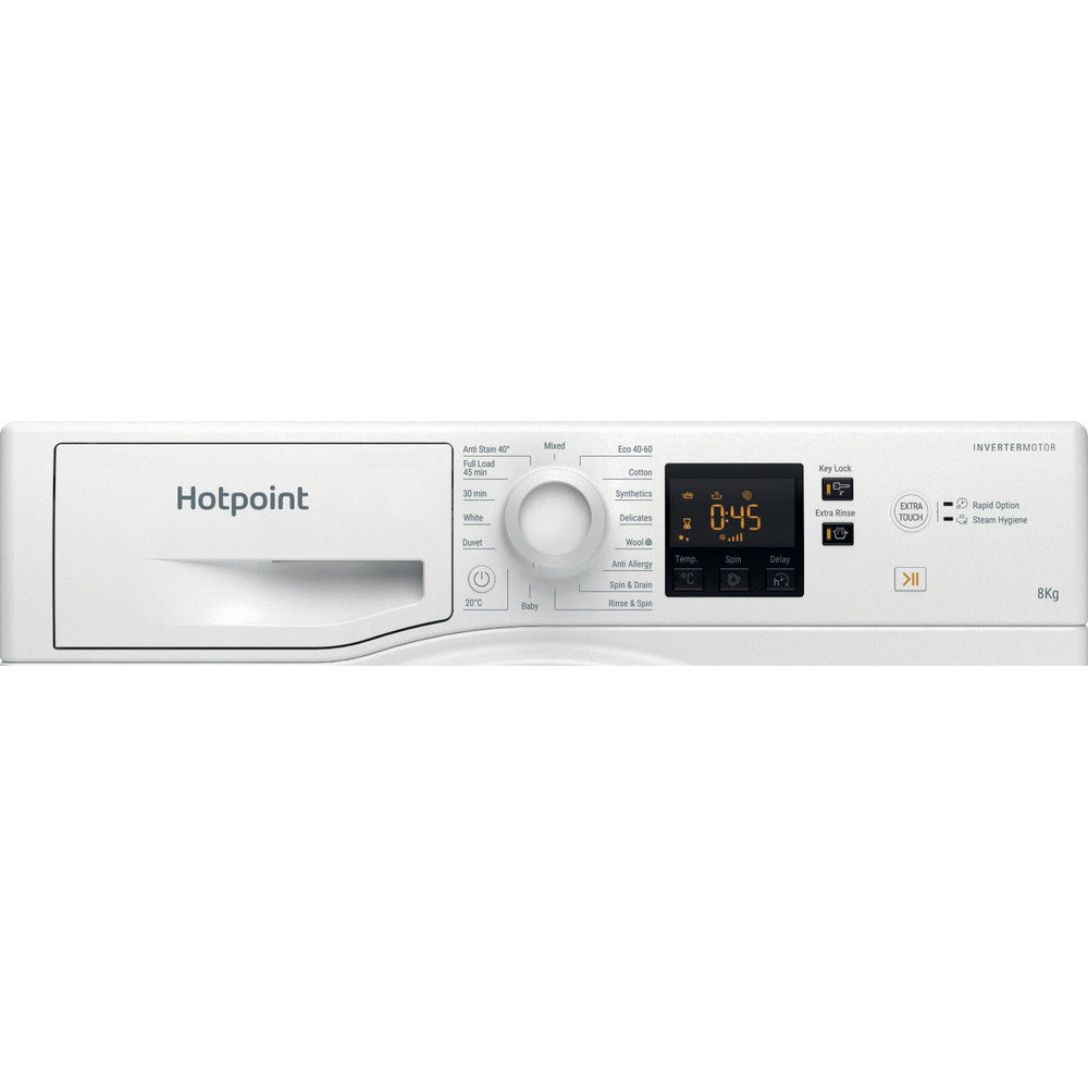 hotpoint-nswf846wuk-8kg-1400-spin-washing-machine-white-1082406791 Hotpoint NSWF846WUK 8kg 1400 Spin Washing Machine White - Image 6