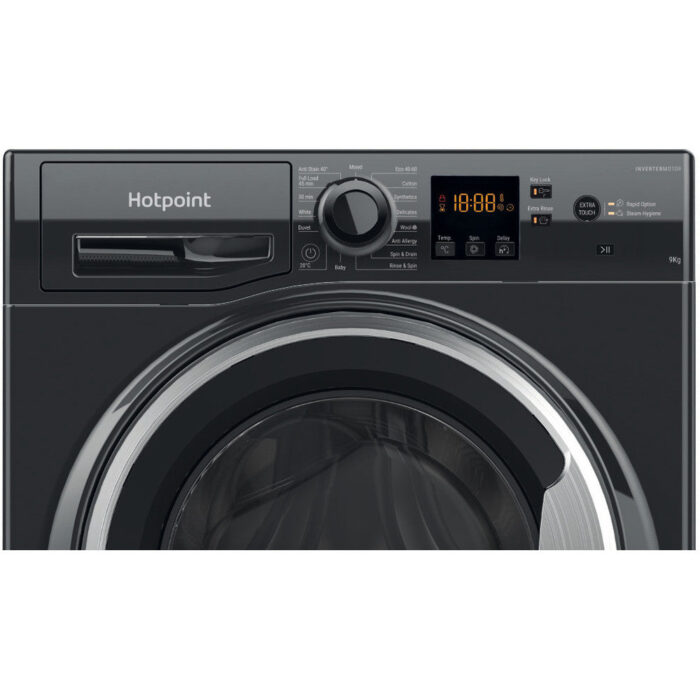 Hotpoint NSWF946BSUK 9Kg 1400 Spin Washing Machine Black - Image 2