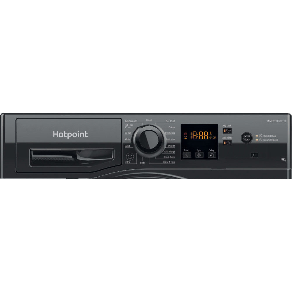 hotpoint-nswf946bsuk-9kg-1400-spin-washing-machine-black-black-1082406883 Hotpoint NSWF946BSUK 9Kg 1400 Spin Washing Machine Black - Image 6