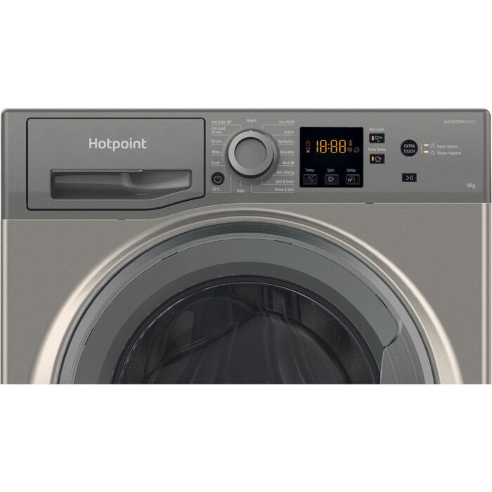 Hotpoint NSWF946GGUK 9Kg 1400 Spin Washing Machine Graphite - Image 3
