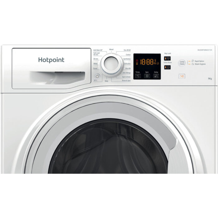 Hotpoint NSWF946WUK 9kg 1400 Spin Washing Machine White - Image 5
