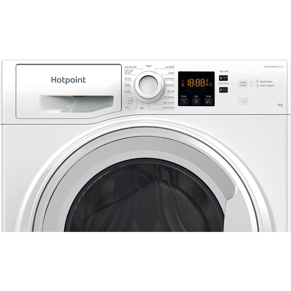 hotpoint-nswf946wuk-9kg-1400-spin-washing-machine-white-white-1082406954 Hotpoint NSWF946WUK 9kg 1400 Spin Washing Machine White - Image 5