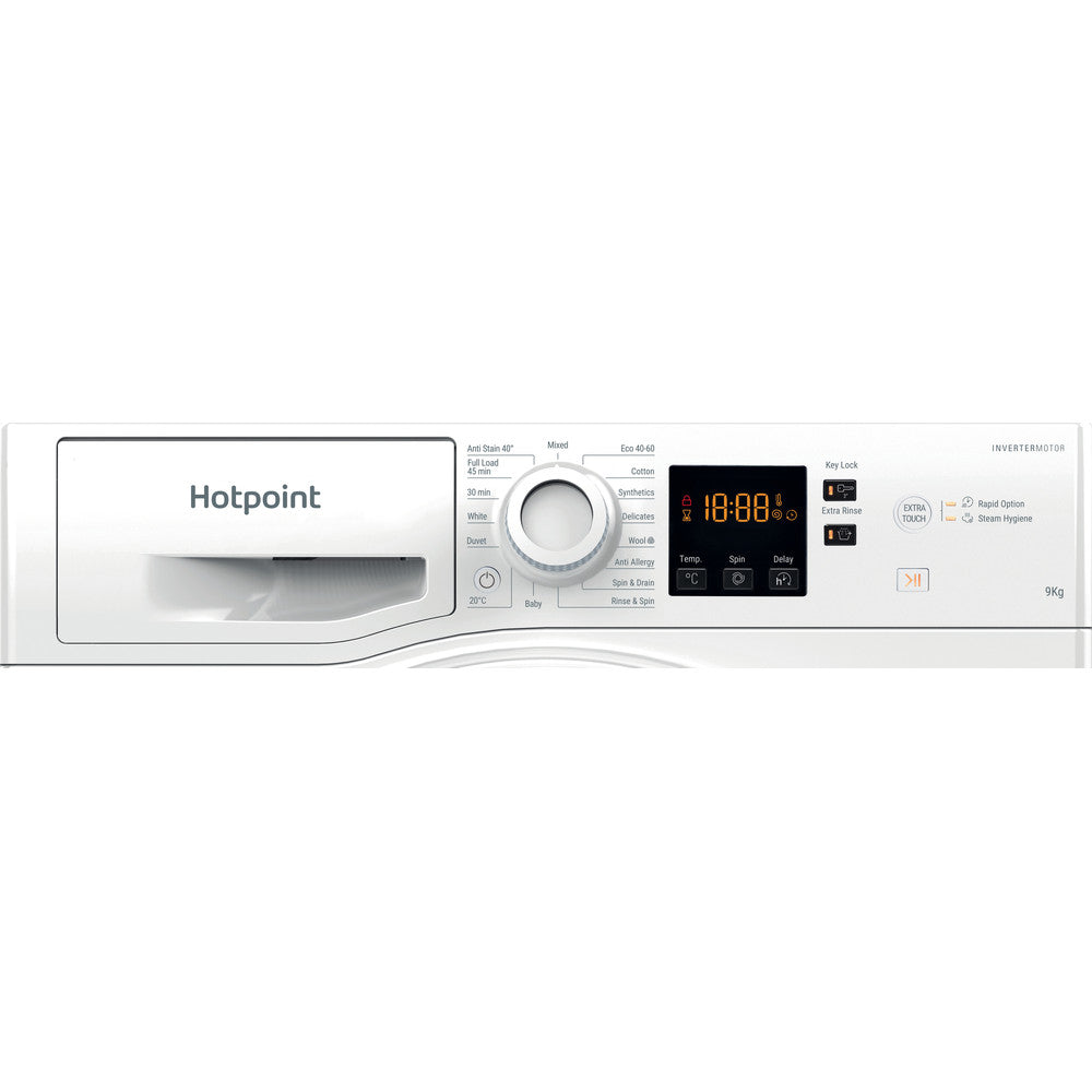 hotpoint-nswf946wuk-9kg-1400-spin-washing-machine-white-white-1082406955 Hotpoint NSWF946WUK 9kg 1400 Spin Washing Machine White - Image 6