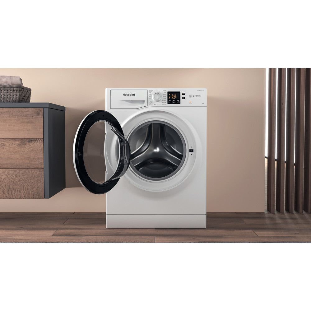 hotpoint-nswf946wuk-9kg-1400-spin-washing-machine-white-white-1082406958 Hotpoint NSWF946WUK 9kg 1400 Spin Washing Machine White - Image 8